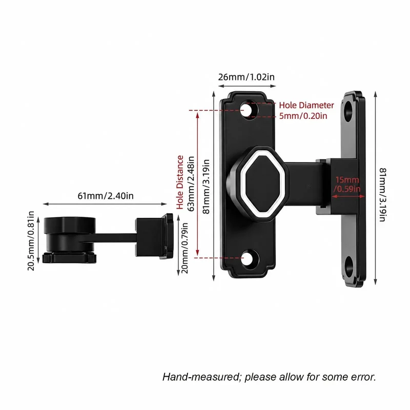 Premium Aluminum Sliding Barn Door Lock Featuring 90 Degree Flip Security Latch With Hella Sturdy Heavy Duty Build For Smooth Interior Patio Gates And Room Dividers