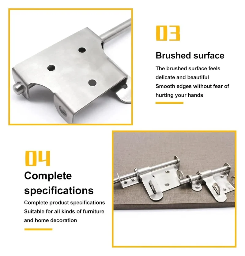 Rock Solid Heavy Duty Sliding Bolt Gate Latch With Padlock Hole For Secure Shed Barn Fence Doors Left Or Right Swinging Steel Hardware Tough As Nails Security