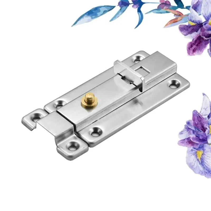 Top Shelf Stainless Steel Gate Latch With Automatic Spring Mechanism Rock Solid Outdoor Security Bolt Hardware Hassle Free Easy Install Low Profile Build