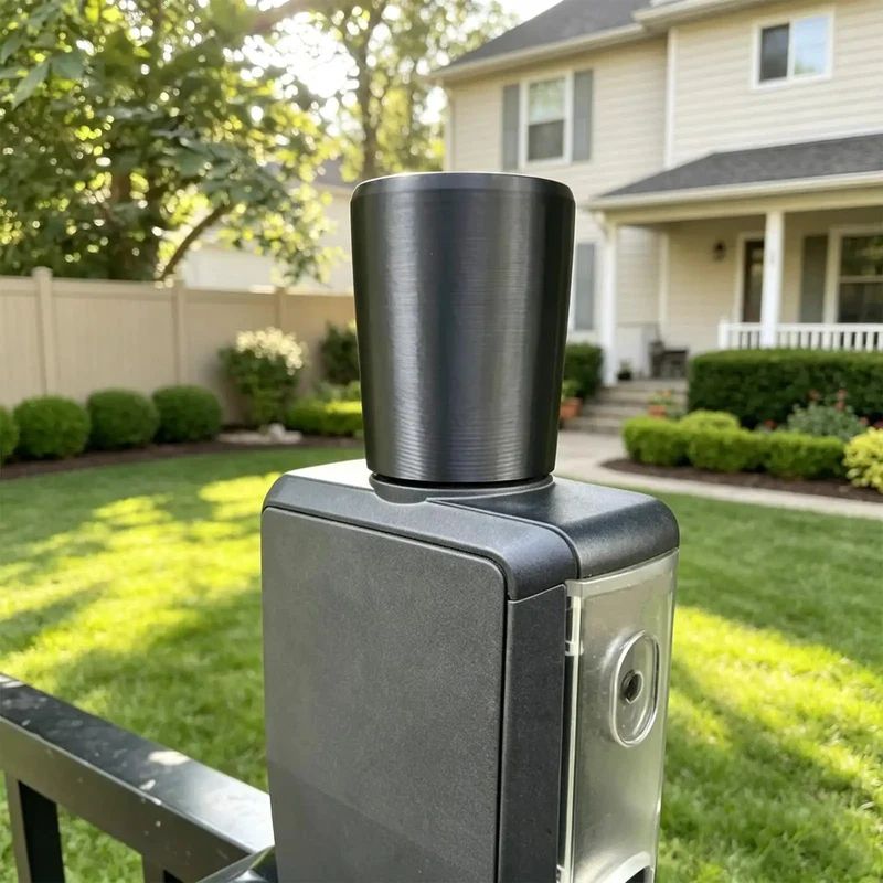 Heavy Duty Replacement Top Pull Latch Knob Compatible With MagnaLatch Series 3 Gate Handles Straightforward Outdoor Fence Repair Quick Swap Solution Built Tough To Replace Trashed Knobs Complete No Fuss Upgrade