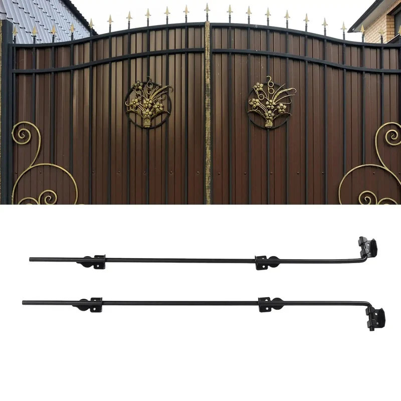 Savage Strength 36 Inch Gate Ground Latch System Built With Heavy Gauge Alloy Steel Drop Rod That Resists Bending And Breaking For Backyard Gates Truck Fences And Farm Entries With Bulletproof Reliability