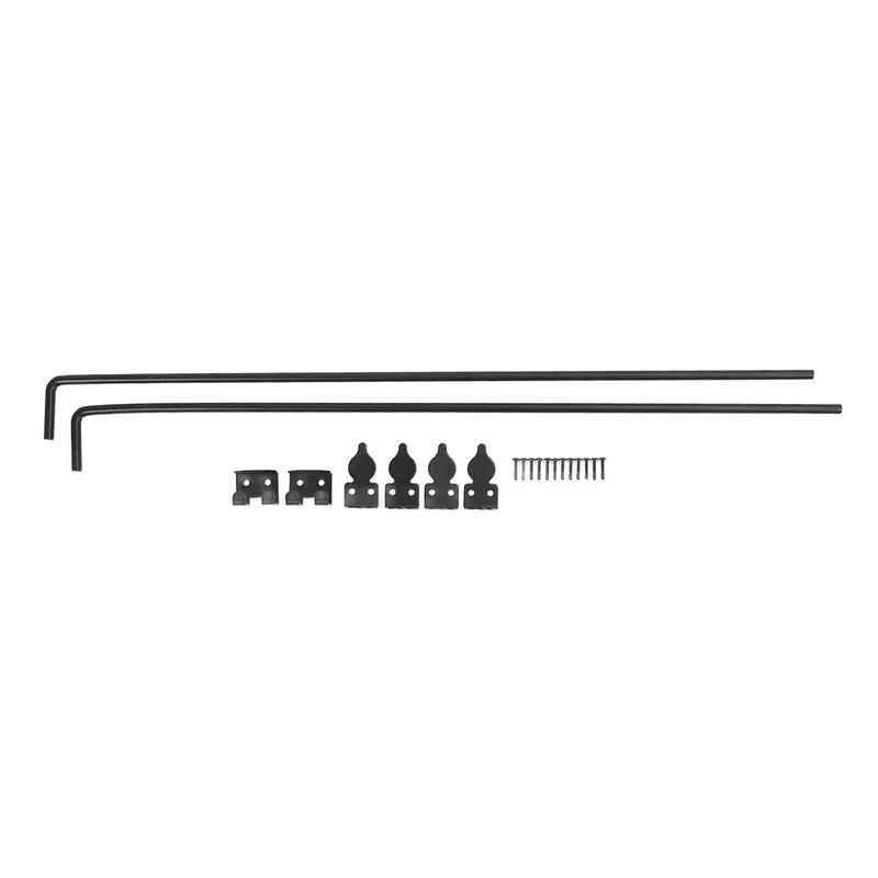 Savage Strength 36 Inch Gate Ground Latch System Built With Heavy Gauge Alloy Steel Drop Rod That Resists Bending And Breaking For Backyard Gates Truck Fences And Farm Entries With Bulletproof Reliability