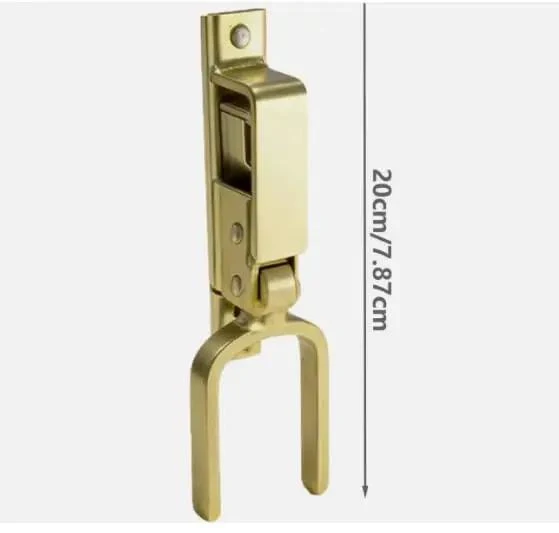 Heavy Duty Instant Locking Gate Latch With Slick One Hand Operation Rust Resistant Gold Alloy Steel Fence Hardware Built Tough As Nails For Farm Ranch Yards