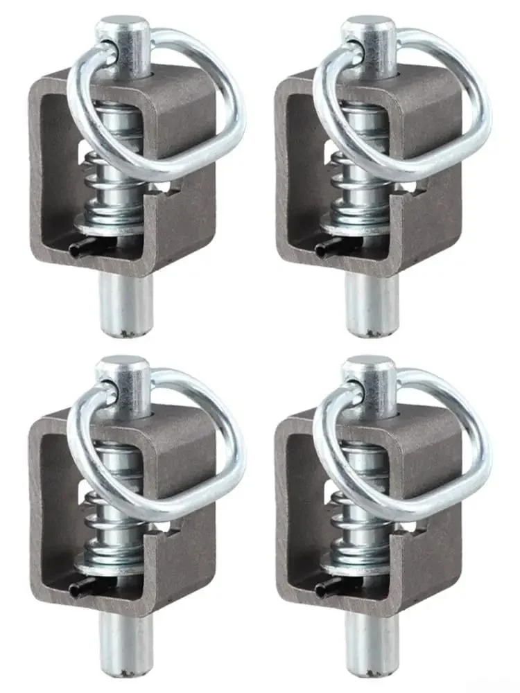 Badass Heavy Duty Trailer Gate Spring Latch Assembly Weld On Five Eighth Inch Steel Tube Build For Toughest Haul Jobs Secure Cargo Locking Clasp Nails It Simple Drop In Setup