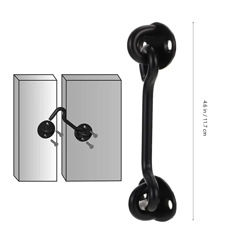 Heavy Duty 16 Pack Barn Door Hook And Eye Latch Kit Tough As Nails Stainless Steel Gate Hasp For Sheds Cabins And Outbuildings No Fuss Setup Top Notch Locking Action Durable Finish