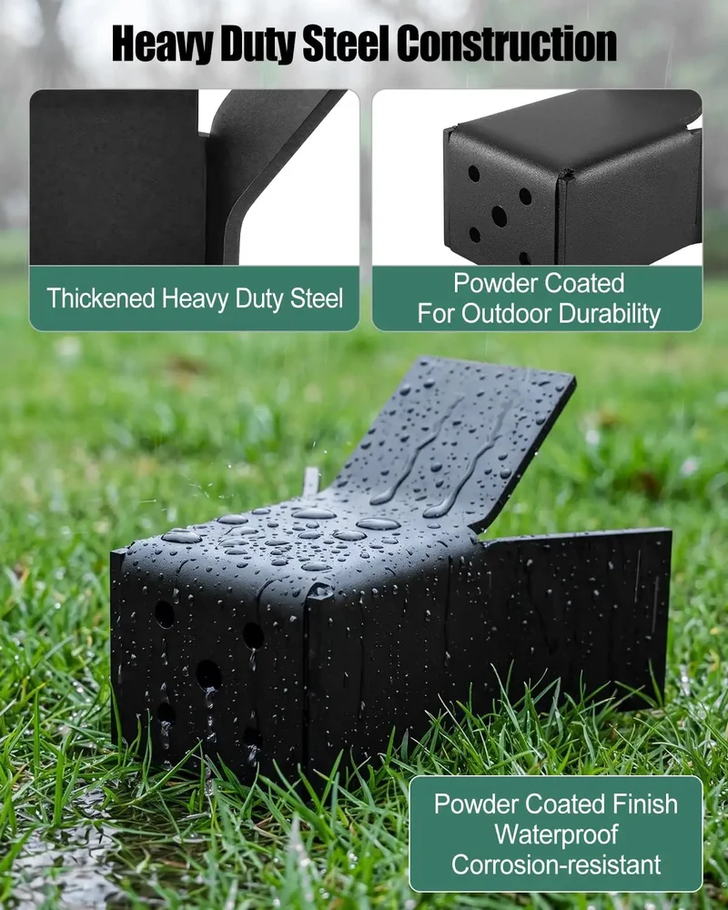Heavy Duty Steel Slide Gate End Catch With Two Inch Receiver For Slick Sliding Gate Operation And Secure Yard Fence Alignment Built Damn Tough For Everyday Outdoor Use Without Any Fuss Or Hassle At All