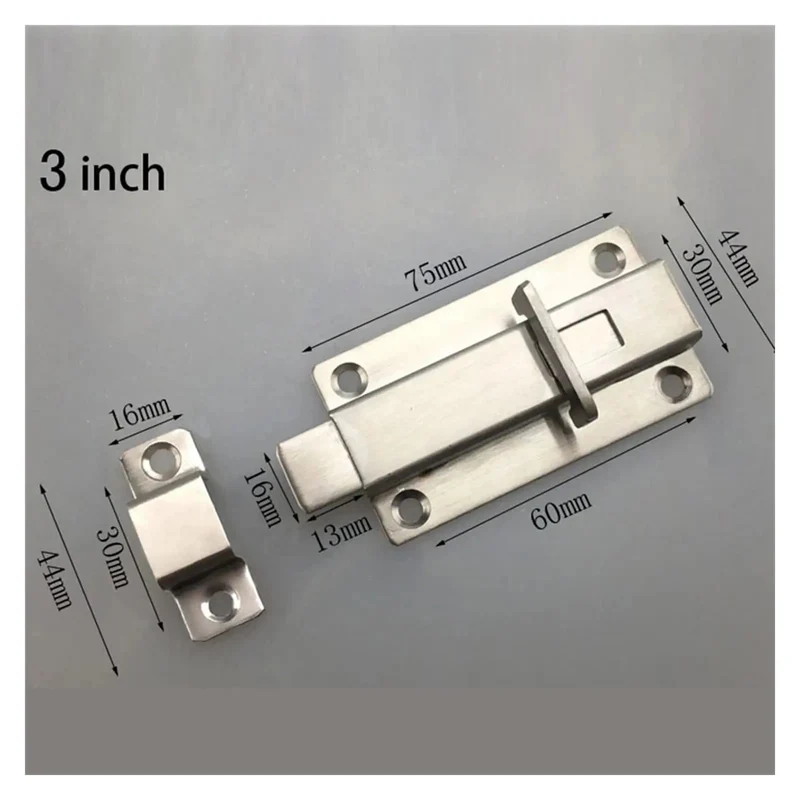 Heavy Duty Stainless Steel Sliding Door Barrel Bolt Spring Latch Gate Lock Built Legit Tough Smooth Operator Glide Bulletproof Latch Zero Hassle Install For Garden Fence