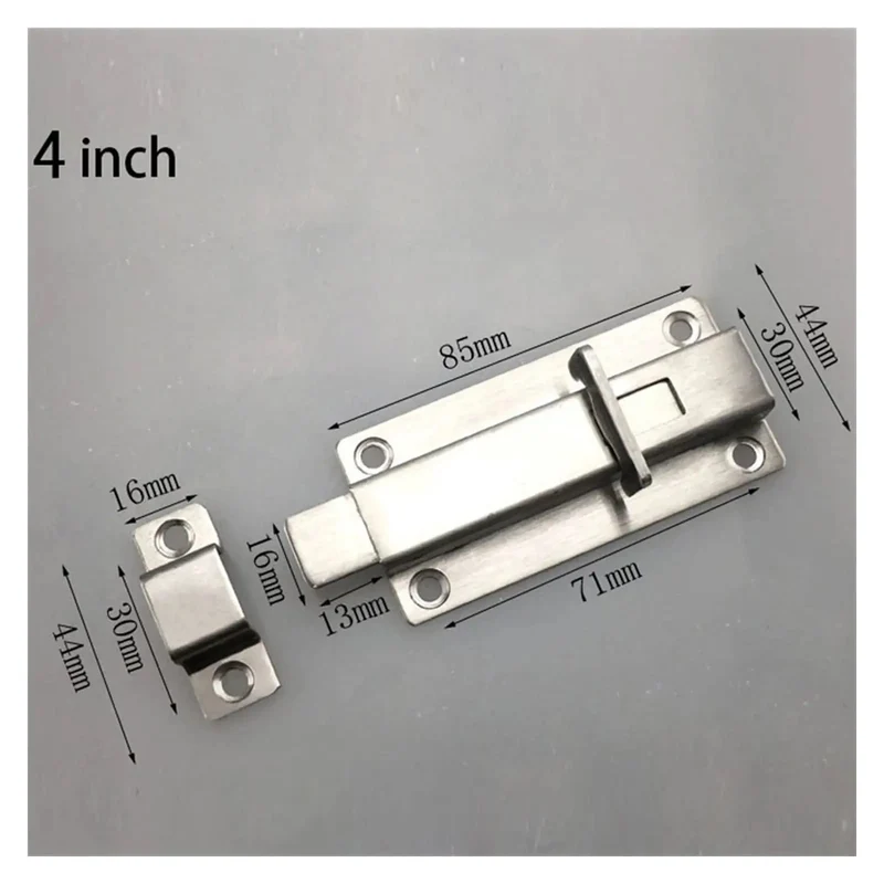 Heavy Duty Stainless Steel Sliding Door Barrel Bolt Spring Latch Gate Lock Built Legit Tough Smooth Operator Glide Bulletproof Latch Zero Hassle Install For Garden Fence