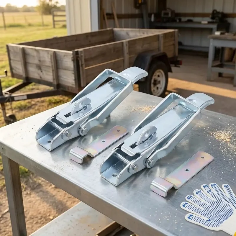 Heavy Duty Utility Trailer Lift Gate Latches Replacement Handle 2 Pack For Quick No Sweat Swap Keeps Your Cargo Locked Down Tight Built Like A Tank For Everyday Rigs And Long Haul Trucks