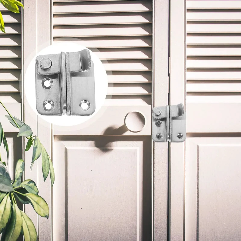 Easy Install Durable Stainless Steel Heavy Duty Gate Latch Rock Solid Yard Door Lock Rust Resistant Barn Shed Garage Security Bolt Closure For Double Doors And Pet Cages