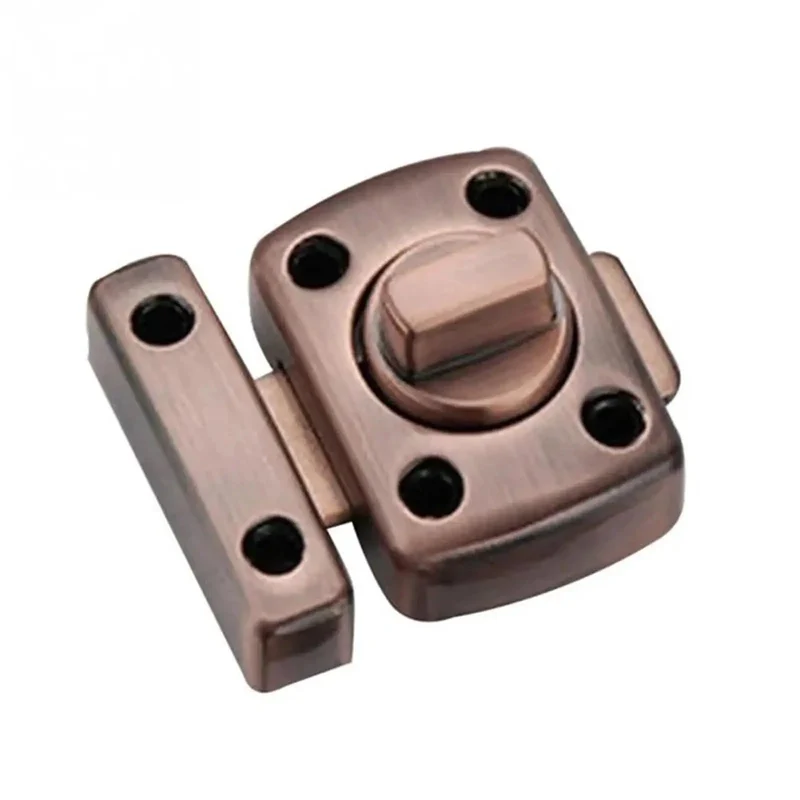 Hella Tough Zinc Alloy Gate Latch For Sliding Doors Rock Solid Right Angle Hook Buckle Silver Finish Heavy Duty Rust Resistant Outdoor Security Hardware Kit