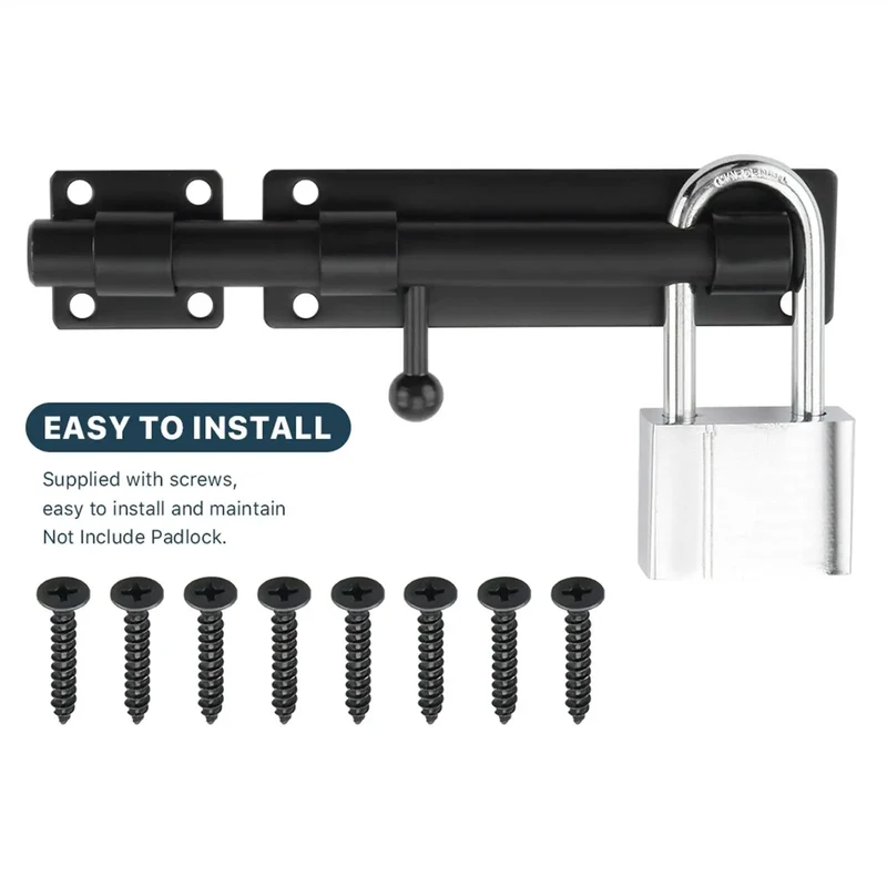 Heavy Duty Stainless Steel Gate Latch Lock With Spring Bolt For Wooden Garden Gates Brushed Nickel Finish Tough As Nails Build Lockdown Ready Farm Grade Security Kit