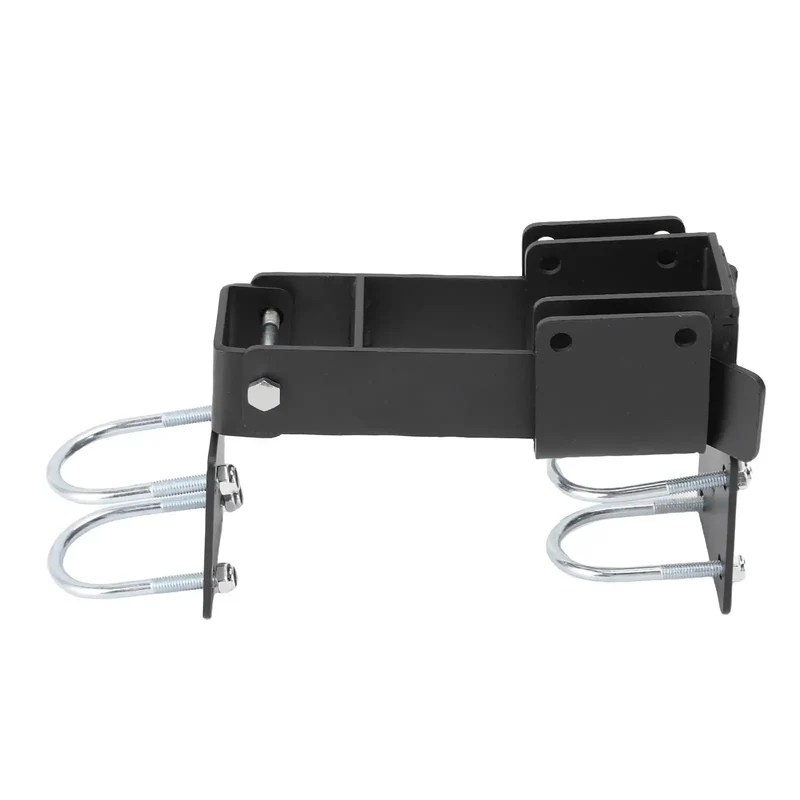Solid Carbon Steel Double Gate Latch With Strong Arm Design For Chain Link Fences Weatherproof Outdoor Security Lock Heavy Duty Padlock Hole Simple Installation To Keep Your Property Safe And Secure