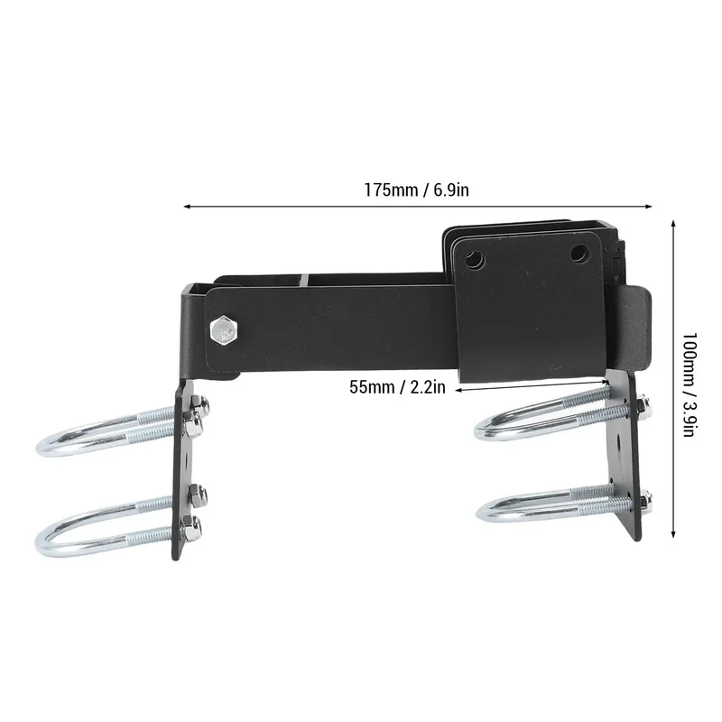 Solid Carbon Steel Double Gate Latch With Strong Arm Design For Chain Link Fences Weatherproof Outdoor Security Lock Heavy Duty Padlock Hole Simple Installation To Keep Your Property Safe And Secure