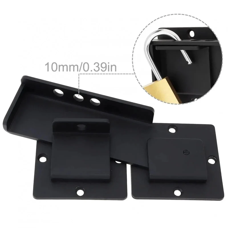 Big Time Security Seven Point Six Inch Aluminum Flip Latch Lock For Exterior Gate And Door With Heavy Duty Alloy Build For Ridiculously Strong Residential Hardware Setup