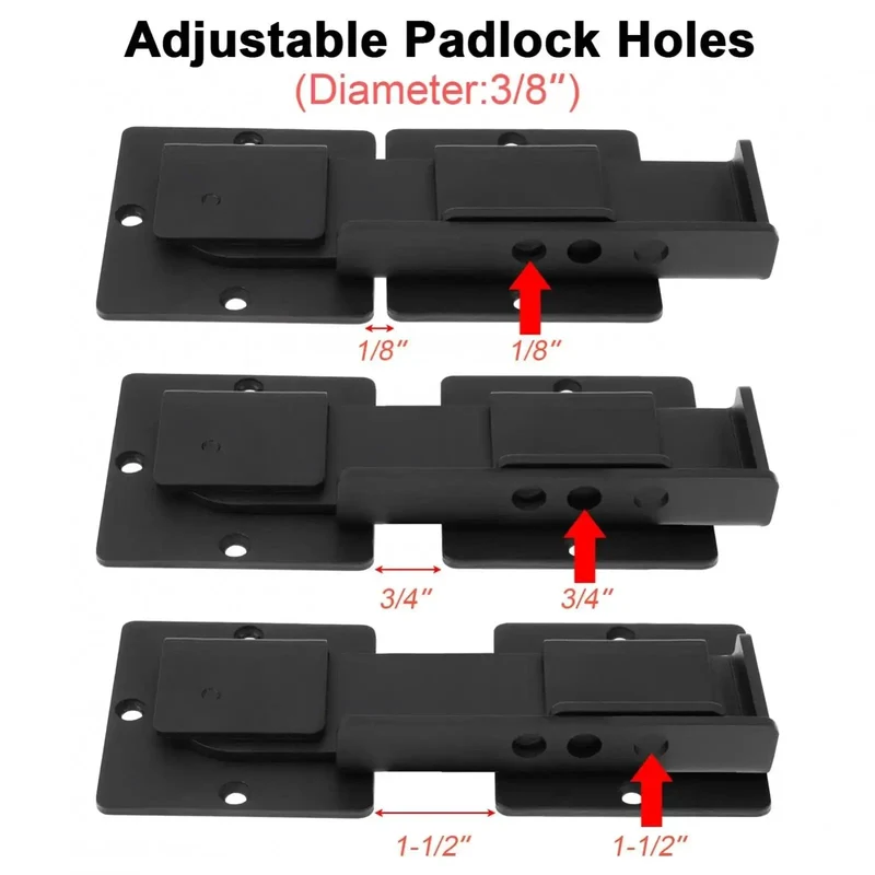 Big Time Security Seven Point Six Inch Aluminum Flip Latch Lock For Exterior Gate And Door With Heavy Duty Alloy Build For Ridiculously Strong Residential Hardware Setup