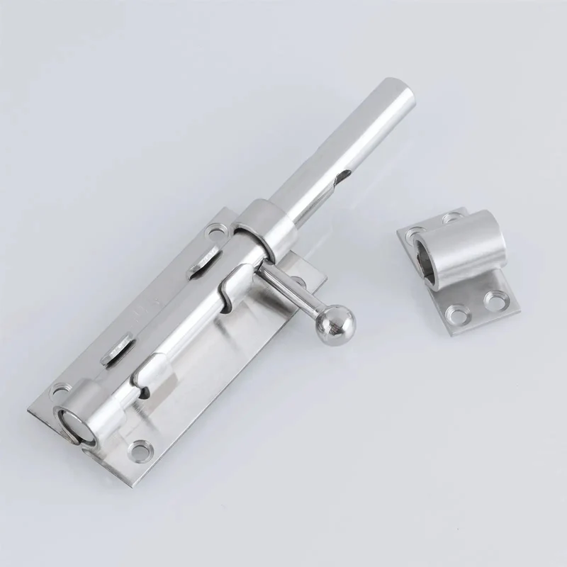 Built Tough Gate Latch Lock For Wooden Fence And Backyard Entry Featuring Brushed Nickel Stainless Steel Build Smooth Swing Motion And Easy Pull Handle For Total Yard Peace Of Mind
