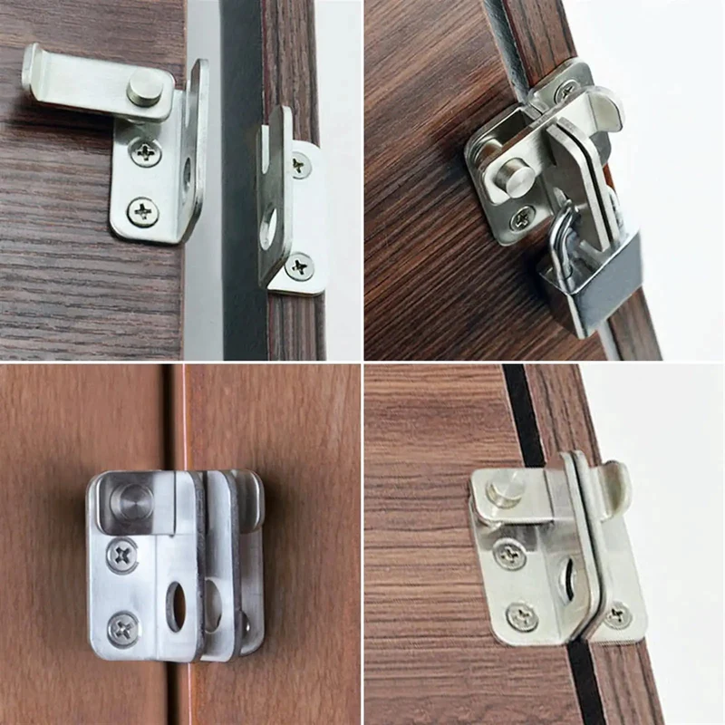 Heavy Duty Stainless Steel Sliding Bolt Door Latch With A Brushed Finish For Secure Gate Closure And Reliable Drawer Security That Is Tough As Nails And Holds Its Ground Perfectly