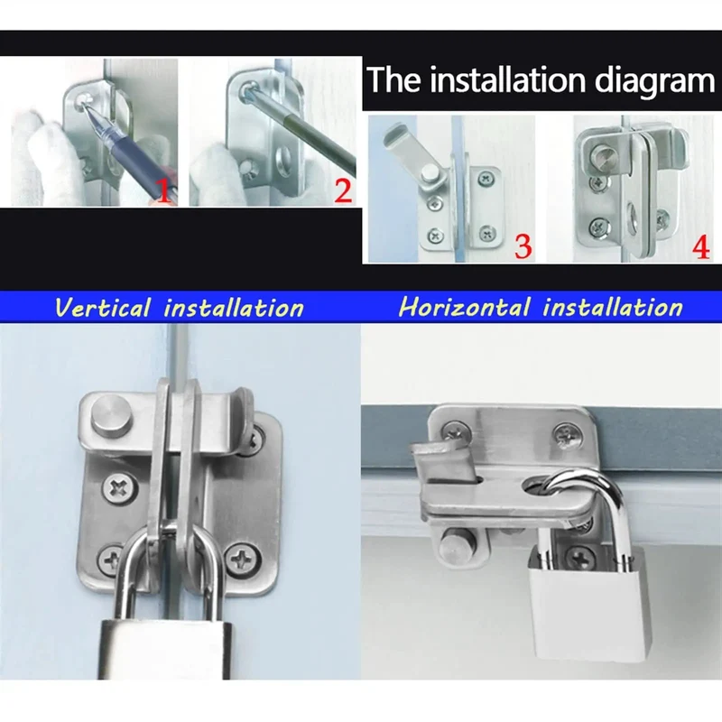 Heavy Duty Stainless Steel Sliding Bolt Door Latch With A Brushed Finish For Secure Gate Closure And Reliable Drawer Security That Is Tough As Nails And Holds Its Ground Perfectly