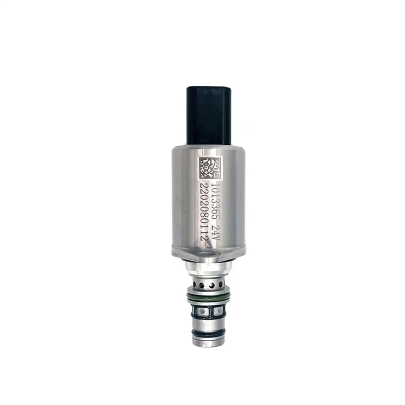 Heavy Duty Excavator Hydraulic Pump Proportional Solenoid Valve 1013365 24V Normally Closed Black Plug For Smooth Swap Out Install And Kickass Build Quality
