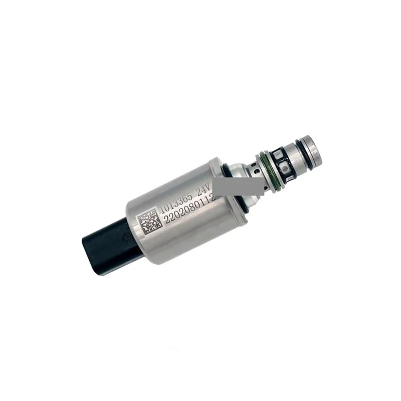 Heavy Duty Excavator Hydraulic Pump Proportional Solenoid Valve 1013365 24V Normally Closed Black Plug For Smooth Swap Out Install And Kickass Build Quality