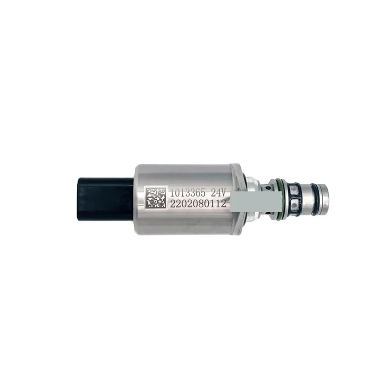 Heavy Duty Excavator Hydraulic Pump Proportional Solenoid Valve 1013365 24V Normally Closed Black Plug For Smooth Swap Out Install And Kickass Build Quality