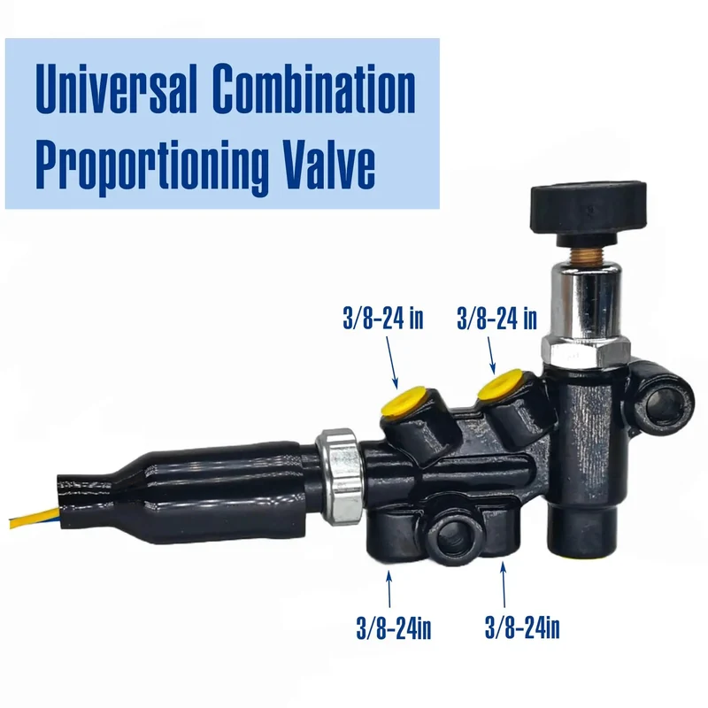 Beefed Up Universal Brake Proportioning Valve And Mounting Bracket Line Kit With Adjustable Dial Control Compatible With Wilwood Style Brake Systems Built Tough Street Ready Hot Rod Upgrade