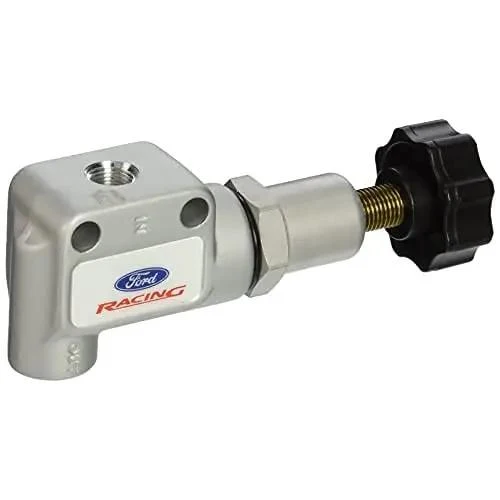 Sick Heavy Duty Aluminum Brake Proportioning Valve With Knurled Adjustment Knob And Precise One Eighth Inch Npt Female Ports For Tight Ride Tuning On Your Street Rod Or Track Monster