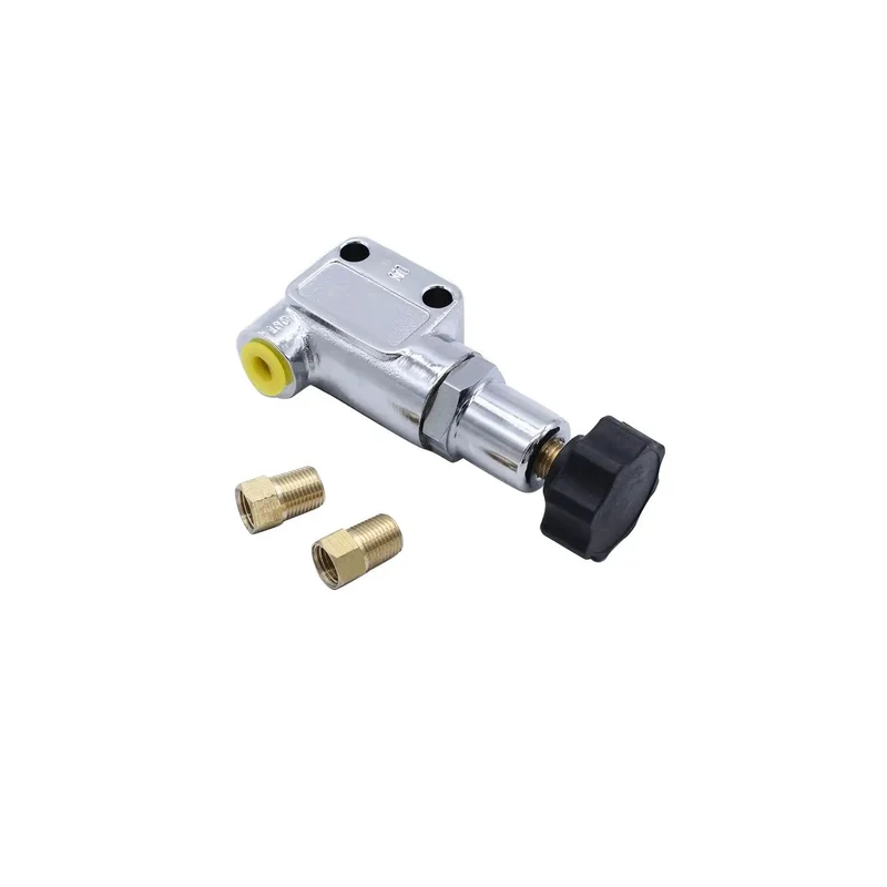 Professional Grade Precision Engineered Adjustable Disc Brake Proportioning Valve Billet Aluminum Block For Street Rod Or Custom Hot Rod Build 100 To 1000 Psi