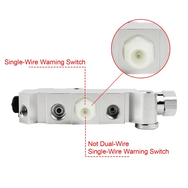 Universal Disc Drum Brake Proportioning Valve With Smooth Stopping Power For Heavy Duty Rides Straight Swap Replacement Hydraulic Split Line Adapter No Sweat Install Compatible AC Delco 1721353