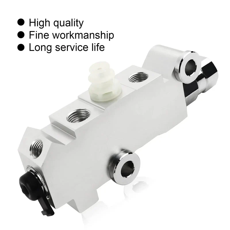 Universal Disc Drum Brake Proportioning Valve With Smooth Stopping Power For Heavy Duty Rides Straight Swap Replacement Hydraulic Split Line Adapter No Sweat Install Compatible AC Delco 1721353