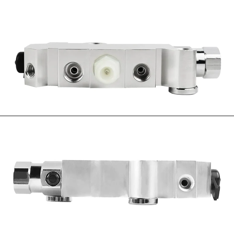 Universal Disc Drum Brake Proportioning Valve With Smooth Stopping Power For Heavy Duty Rides Straight Swap Replacement Hydraulic Split Line Adapter No Sweat Install Compatible AC Delco 1721353