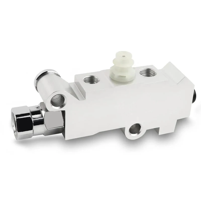Universal Disc Drum Brake Proportioning Valve With Smooth Stopping Power For Heavy Duty Rides Straight Swap Replacement Hydraulic Split Line Adapter No Sweat Install Compatible AC Delco 1721353