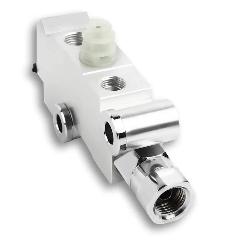Universal Disc Drum Brake Proportioning Valve With Smooth Stopping Power For Heavy Duty Rides Straight Swap Replacement Hydraulic Split Line Adapter No Sweat Install Compatible AC Delco 1721353