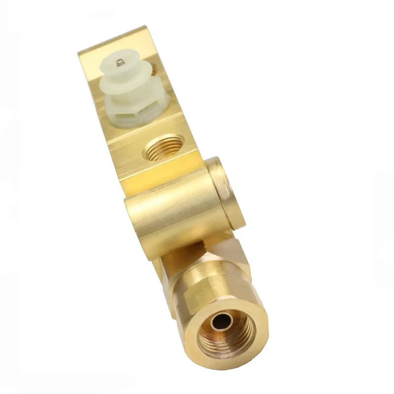 Premium Solid Brass Disc And Drum Brake Proportioning Valve PV2 Style With 1/2 And 7/16 Inch Ports For Chevy Classic Car And Truck Buick Resto Mod Hot Rod Disc Front Drum Rear Setup Replacement 172-1353