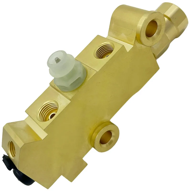 Tough And Slick Universal Brass Brake Proportioning Valve Disc Front Drum Rear For GM Ford Chevy Street Rods Muscle Cars Plus Classic Truck Rides Dual Reservoir Master Cylinder PV2 Model 1353
