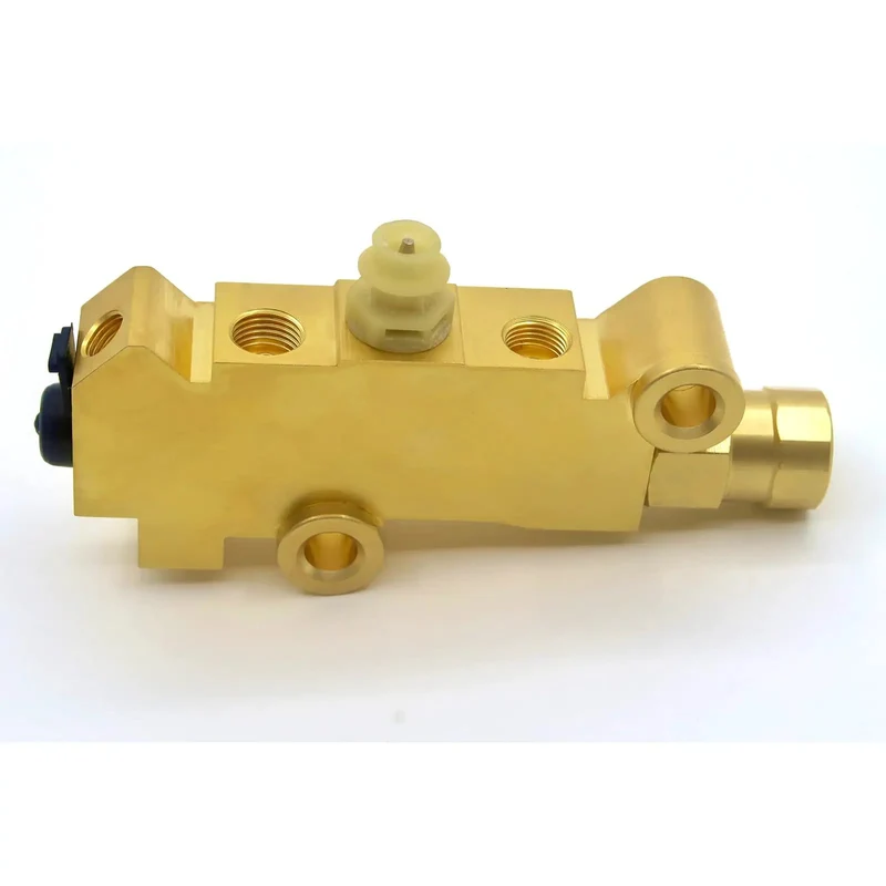 Tough And Slick Universal Brass Brake Proportioning Valve Disc Front Drum Rear For GM Ford Chevy Street Rods Muscle Cars Plus Classic Truck Rides Dual Reservoir Master Cylinder PV2 Model 1353