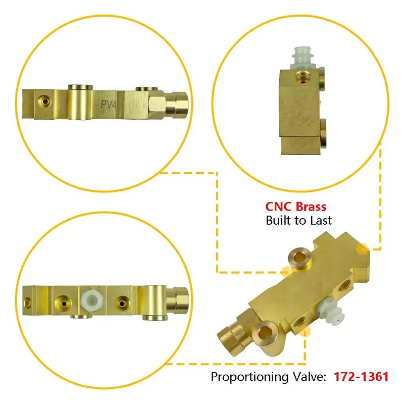 Heavy Duty Brass Brake Proportioning Valve Keeps Line Pressure Rock Solid For Four Wheel Disc Systems Fits Chevy Ford Chrysler And All Street Rods Hot Rods Classic Cars And Trucks With Badass Stopping Power