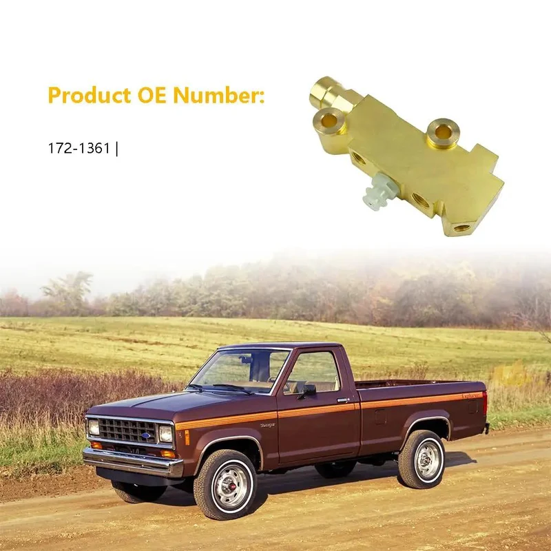 Heavy Duty Brass Brake Proportioning Valve Keeps Line Pressure Rock Solid For Four Wheel Disc Systems Fits Chevy Ford Chrysler And All Street Rods Hot Rods Classic Cars And Trucks With Badass Stopping Power