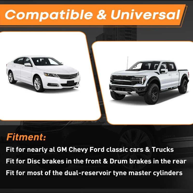 Brass Brake Proportioning Valve For Front Disc Rear Drum Setup Fits Classic Chevy Buick Trucks With Dual Reservoir Tanks Built Tough As Nails For Smooth Pedal Feel And Rock Solid Stopping Performance