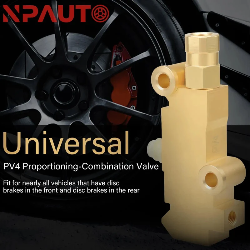 Drop Dead Cool Brass Brake Proportioning Valve Disc Front And Disc Rear Brakes Universal Fit Heavy Duty Racing Design Smooth Stoppin Oem Style Your Whip
