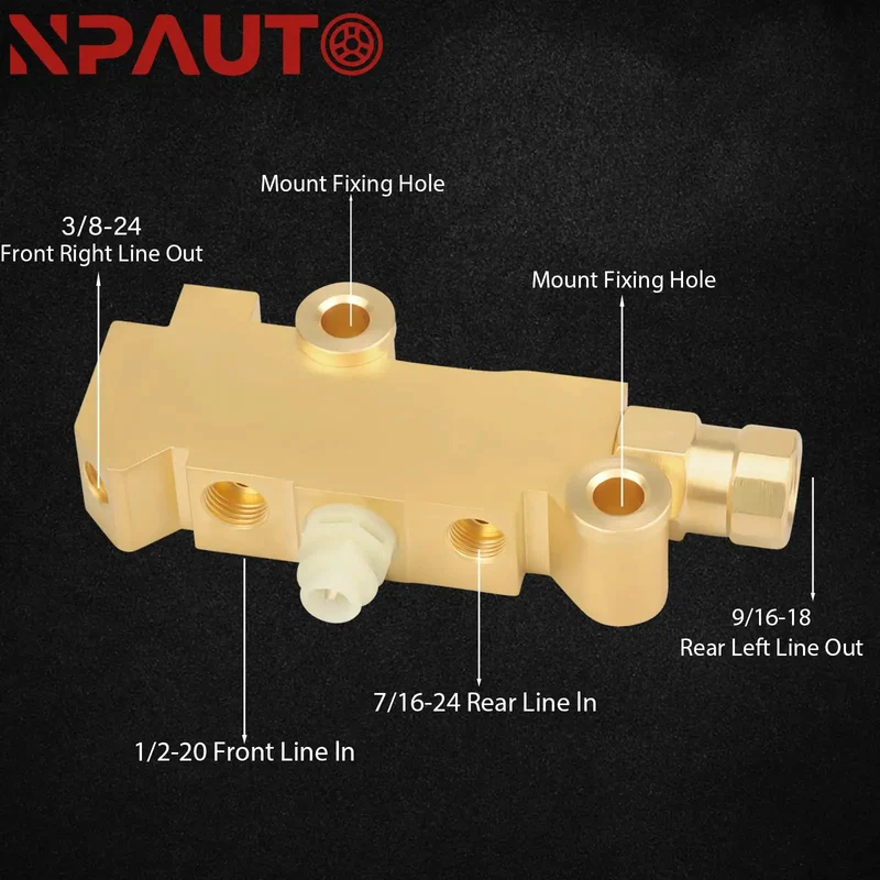 Drop Dead Cool Brass Brake Proportioning Valve Disc Front And Disc Rear Brakes Universal Fit Heavy Duty Racing Design Smooth Stoppin Oem Style Your Whip