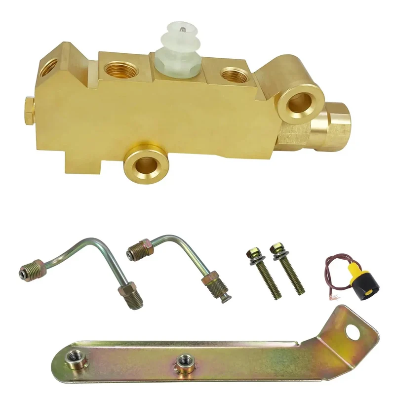 Heavy Duty Brass Brake Proportioning Valve Delivers Slick Stopping Power For Front Disc And Rear Drum Brakes Perfect For Classic Chevy Buick Rides With Zero Hassle Install