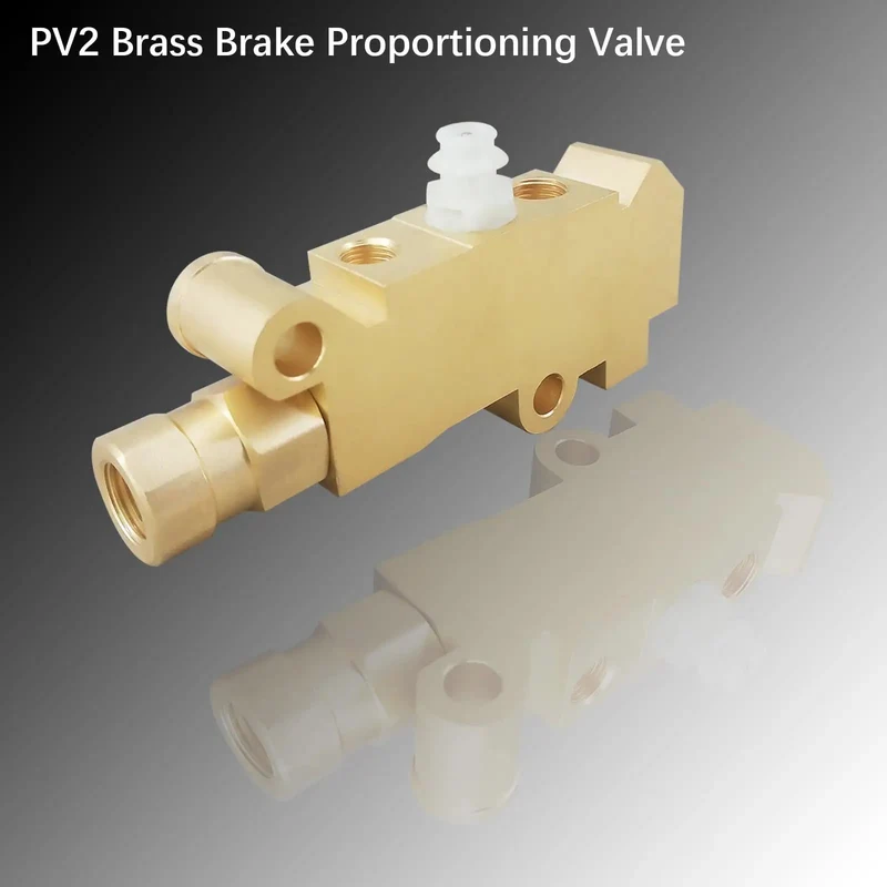 Heavy Duty Brass Brake Proportioning Valve Delivers Slick Stopping Power For Front Disc And Rear Drum Brakes Perfect For Classic Chevy Buick Rides With Zero Hassle Install
