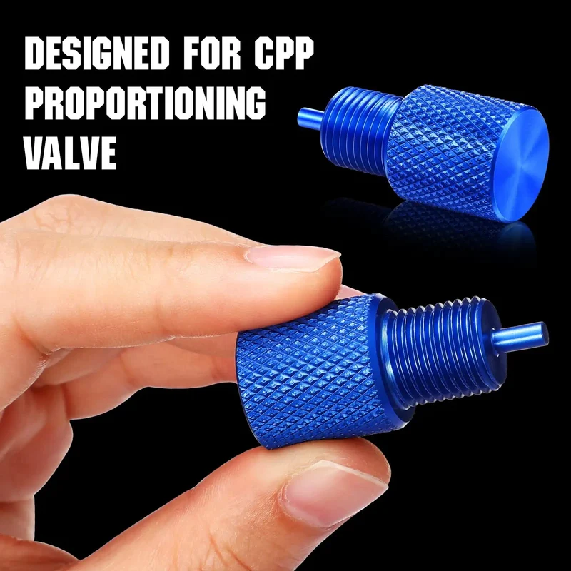 Solid Aluminum Two Piece Brake Proportioning Valve Bleeder Tool Kit For Disc And Drum Systems With Pv2 Pv4 Shuttle Valve Compatibility A No Hassle Gearhead Wrenching Workshop Essential
