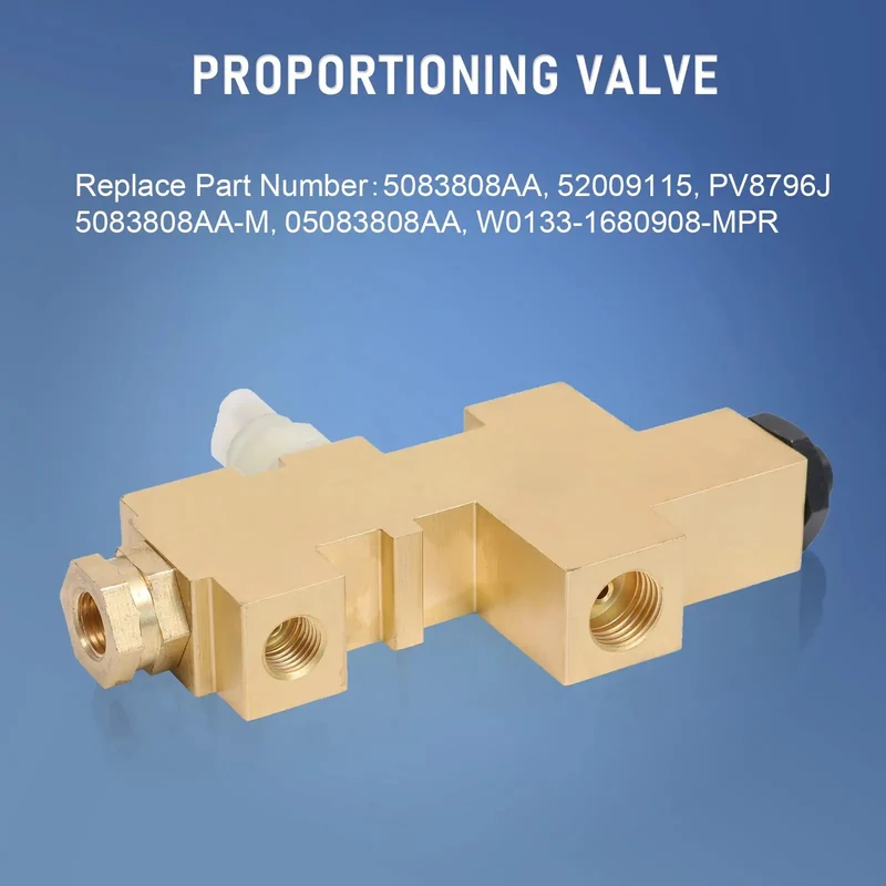 High Output Brake Proportioning Valve Replacement For Jeep Wrangler CJ XJ YJ Cherokee 1987 Through 2006 4.0L 2.5L V6 Direct Bolt Up Street And Trail Rig