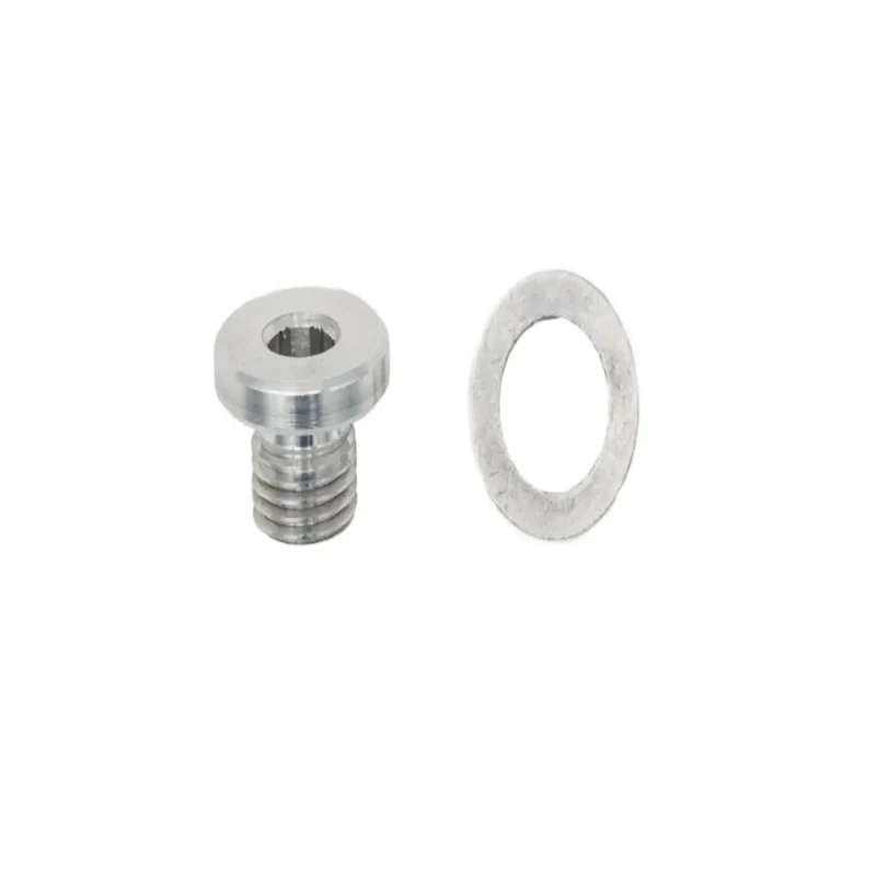 Billet Aluminum LS Oil Pressure Relief Valve Plug Machined For Knockout Engine Blocks And LS Swap Builds Offer Zero Leak Guarantee With Tough Corrosion Resistant Silver Finish Built For Real American Muscle Cars And Hot Rods