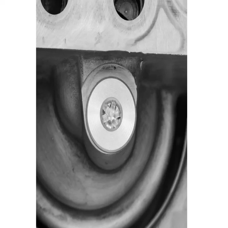 Billet Aluminum LS Oil Pressure Relief Valve Plug Machined For Knockout Engine Blocks And LS Swap Builds Offer Zero Leak Guarantee With Tough Corrosion Resistant Silver Finish Built For Real American Muscle Cars And Hot Rods