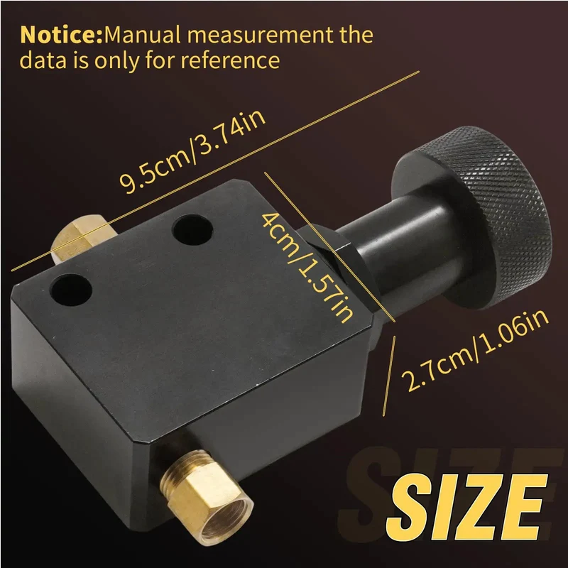 Pro Grade 1/8NPT Brake Proportional Valve For Slick Stopping Power Heavy Duty Aluminum Alloy Build Lets You Tweak Your Setup For Racing Delivers Tight Control For All Cars From 150 To 1200 Psi
