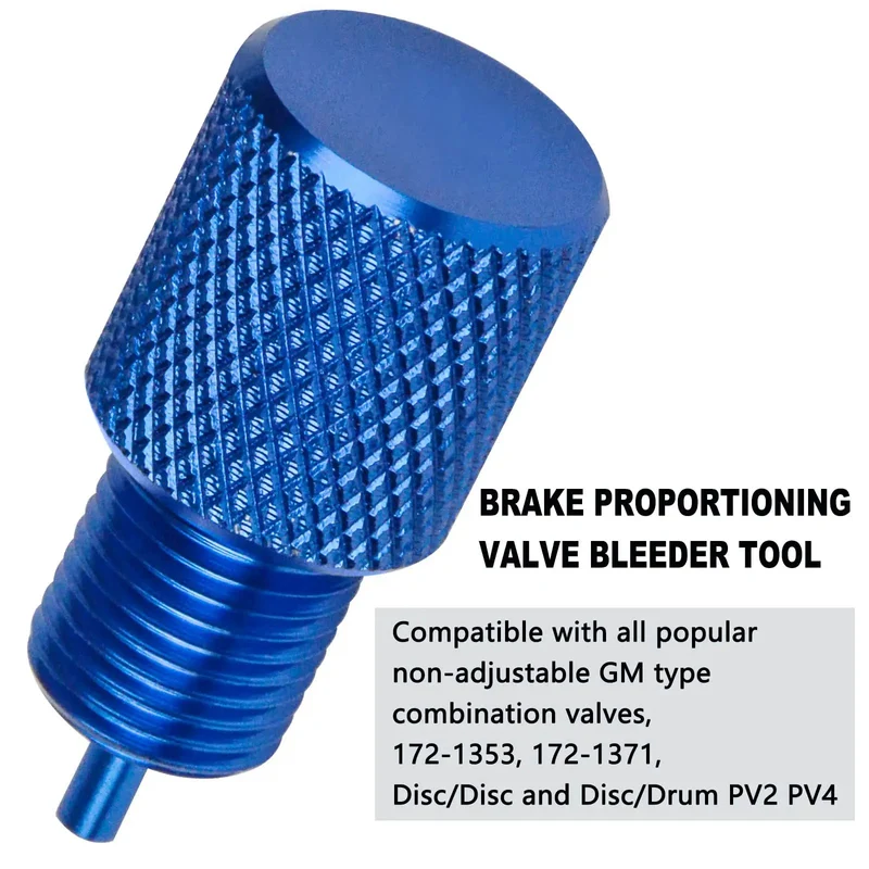 Pro Shop Grade Brake Proportioning Valve Bleeder Tool Compatible With Gm Combination Valves Pv2 Pv4 Disc Disc And Disc Drum Bleeding Kit Rock Solid Performance